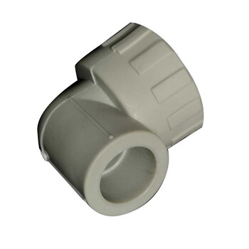 星期十 加厚ppr铜内丝弯头20x1/2灰色内牙弯头内螺纹弯头水管材管件