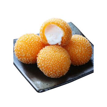 爆浆椰汁流心球300g*5袋酒店点心速冻半成品油炸小吃甜点酥香 300g*2