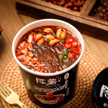 derenruyu贵州南特产陈薯酸辣粉方便速食正宗红薯粉丝红苕126.