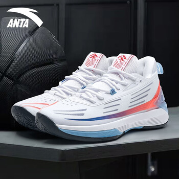 安踏(anta)【要疯比赛同款】安踏进击5篮球鞋男实战缓震运动鞋