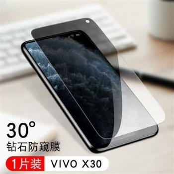 x30 5g防偷窺隱私保護膜防爆手機貼膜 vivo x30【5g】 全屏防窺鋼化膜