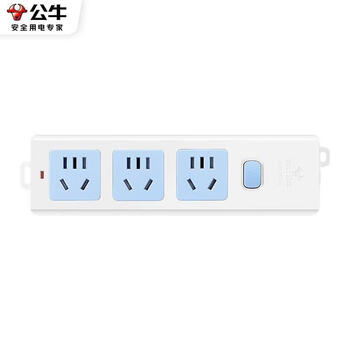 公牛多孔无线排插需自行接线插座插线板插排排插接线板三位总控 无线