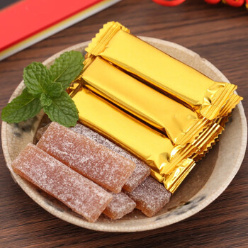 俏滋郎姜汁软糖暖胃纯手工正宗老姜红糖果芝麻袋装梅州潮汕客家零食 5