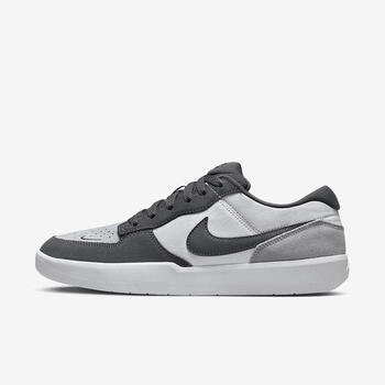 耐克(nike)sb force 58户外运动休闲耐磨防滑鞋男款 dark grey/white