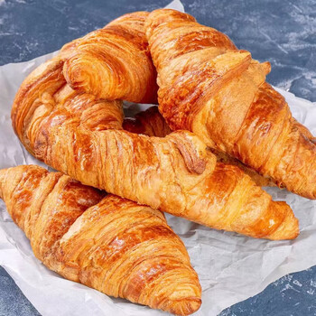 黄油牛角包  山姆士可颂面包羊角包营养早餐 大牛角包一盒(普通快递)