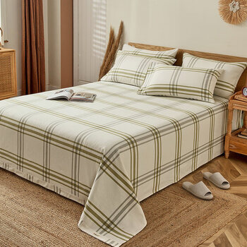 5米亚麻布料 宝利格 床单160x245cm