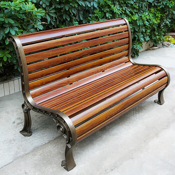 精欧户外jingouhuwai公园椅户外长椅防腐木实木靠背椅庭院长椅休闲长
