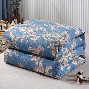 带被套的棉花被子全棉被套可拆洗天然棉花被芯春秋冬被子被子被芯单人