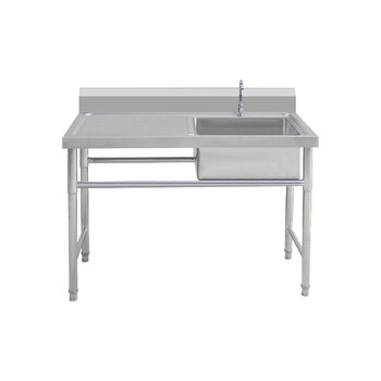 Glbo商用不锈钢水槽 加厚1 60 80单池左平台 Glbo 商用不锈钢水槽带支架食堂厨房单双水池洗碗洗菜洗手盆带平台加厚1 60 80单池左平台 行情报价价格评测 京东