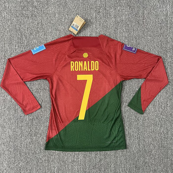 球员版球衣2022国家队主场7号c罗修身收腰比赛足球服男上衣3号佩佩s