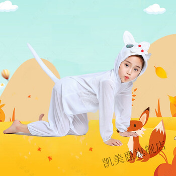 小动物演出服儿童动物服老小鸡青蛙兔子狐狸羊粉猪幼儿园舞台表演服装