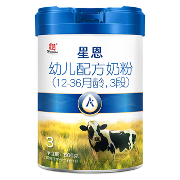 辉山(huishan)星恩婴幼儿配方奶粉3段800克三段生牛乳 3段800克*1罐