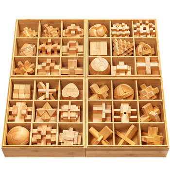 (lego)鲁班锁孔明锁全套儿童玩具小学生10岁以上成人高难度12岁积木