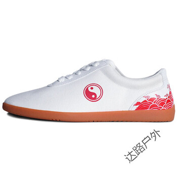 古韵中华帆布太极鞋牛筋底透气男女中老年健步运动鞋夏武术晨练鞋中国