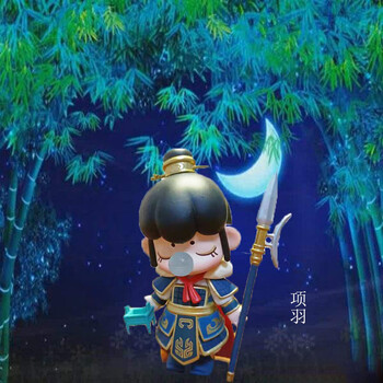 nanci囡茜三代与子成说系列盲盒虞姬古代情侣手办礼物项羽