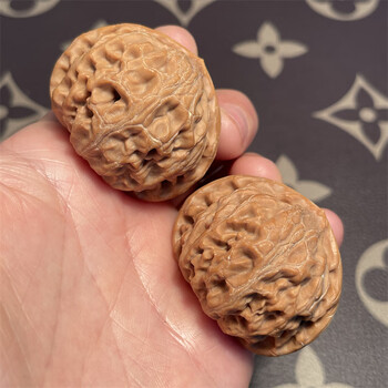 山中玉文玩核桃41宫灯j65一物一图实拍边41-41肚39-39高33-33 41mm