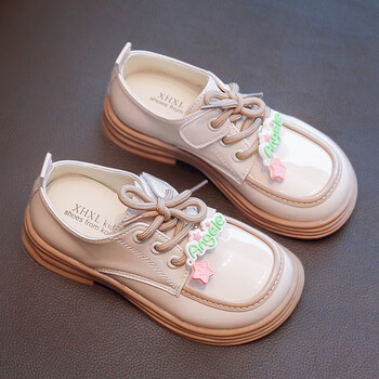 lingli女童鞋子2023新款春季儿童小皮鞋女孩软底公主鞋中大童表演鞋