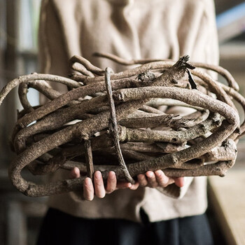 腾圣 天然树藤装饰藤条藤蔓鲜软造型森林气氛造景拍摄道具装饰摆件