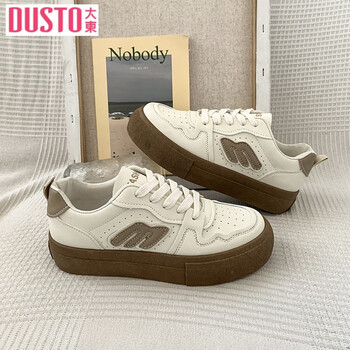 大东小白鞋女款2024春季新款网红超火学生休闲运动板鞋复古低帮德训鞋