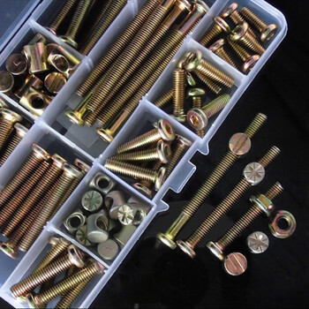 飞昂 m6小龙哈彼婴儿床螺栓套装 通用家具实木床螺丝工具 配件 m6x