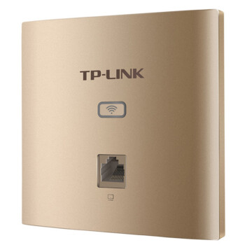 TP-LINK双频AC1200无线86型面板ap企业级酒店别墅wifi接入信号放大POE供电AC管理 TL-AP1202I-POE薄款香槟金1200M