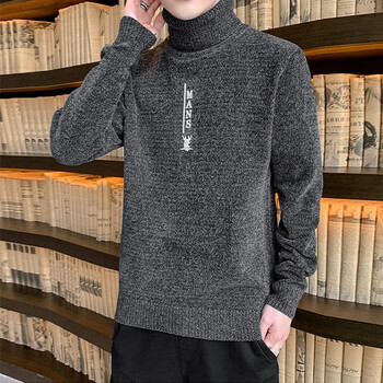 毛衣男士秋冬季针织衫男高领线衣男韩版潮流长袖打底衫套头衫保暖加绒