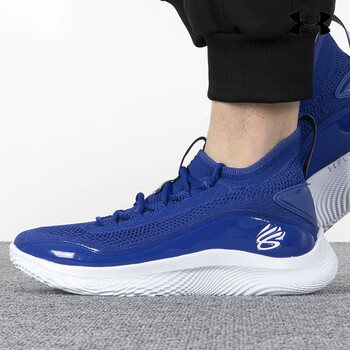 curry库里8男鞋新款运动训练实战防滑黄色篮球鞋3024785 蓝色(3024785