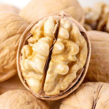 疆域采虹新疆185纸皮薄皮核桃 手剥原味新鲜核桃整箱 2斤精选散装