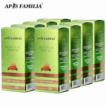 APISFAMILIA 巴西绿蜂胶液滴剂 高浓度 原装进口保健品 蜂胶滴剂 30ml/瓶 【绿标】一盒（8瓶）推荐选择