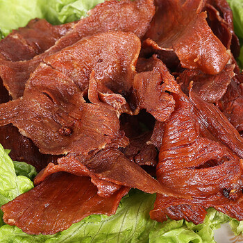 250g山东淄博特产博山风干肉猪肉干脯零食熟食美食小吃 猪肉脯 250g