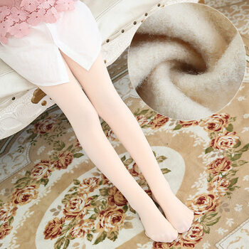 浪莎大码加肥加大白色打底裤女外穿秋冬加绒加厚踩脚裤连裤袜女式冬季