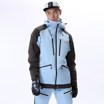 RUNNING RIVER奔流 男士 冬季 户外运动单板连帽开衫滑雪服 N2458 204蓝 M 48