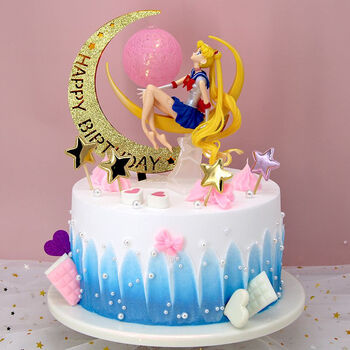 蛋糕模型仿真  蛋糕模型仿真2020新款流行网红创意卡通塑胶生日蛋糕