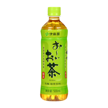 伊藤園（ITOEN）綠茶茶葉飲料無糖茶飲料 0糖0脂0卡飲料 500ml*15瓶 整箱