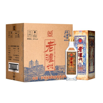 泸州老窖老泸州珍藏版52度浓香型白酒口粮酒500ml6瓶装