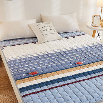 床垫防滑垫罗兰床垫软垫薄款家用保护垫防滑薄床褥子垫被可水洗折叠