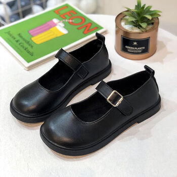 华琉衣森女系小皮鞋女学生ins夏韩版复古可爱软妹浅口玛丽珍鞋大头鞋