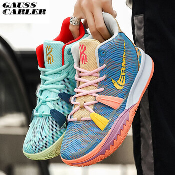 gauss欧文7代水泥地篮球鞋艺术鸳鸯男女实战球鞋kyrie6声音摩擦会响7