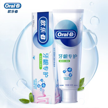 欧乐B(OralB)自愈小白管牙膏 含氨基酸 绿茶持久清新修护 抗牙龈出血清新口气140g（新老包装随机发货）