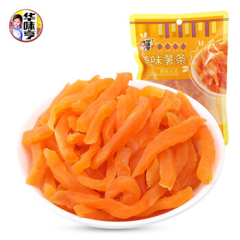 华味亨 蜜饯果干 红薯干地瓜山芋条 美味薯条150g/袋零食品小吃