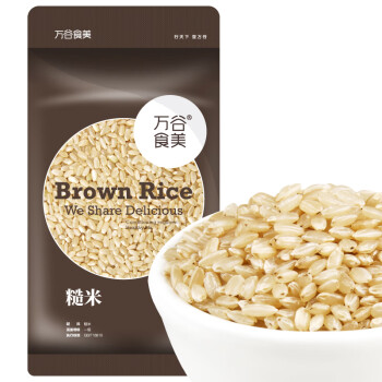 万谷食美 精选糙米1kg东北长粒香糙米 杂粮杂粮粥米 含胚芽
