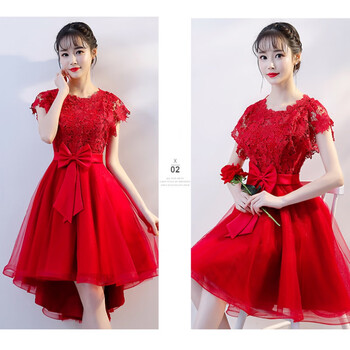 钢琴演出服学生少女中学生大童初公主裙成年18成人礼晚礼服演出主持