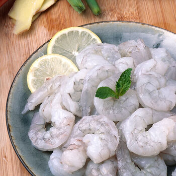水产冰鲜翡翠生虾仁海鲜水产冷冻虾仁新鲜白虾肉41-50/250g 三袋装(推