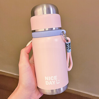 特百惠tupperware保温杯女生2023新款不锈钢水杯茶水分离杯男生高颜值