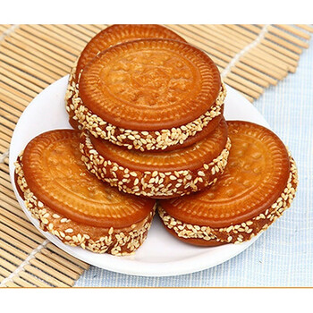 严选南瓜饼油炸即食糕点正宗江西特产老式芝麻早餐零食小吃休闲食品