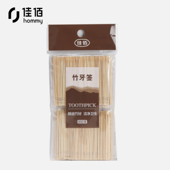 佳佰 一次性牙签 剔牙棒 量贩装600支装 DY1160