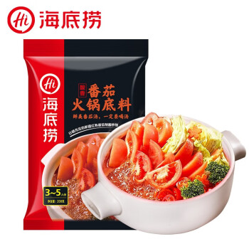 海底捞 火锅底料 鲜美番茄 火锅调味品 一料多用酸香味火锅食材3~5人份200g