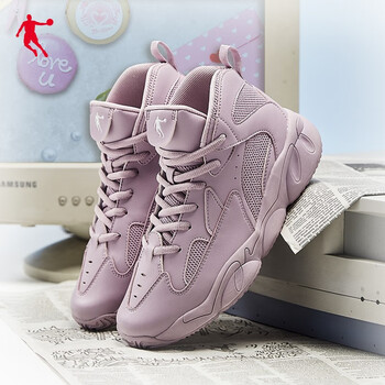 乔丹女鞋篮球鞋女2023春夏季新款官方减震耐磨女运动鞋轻便透气女球鞋