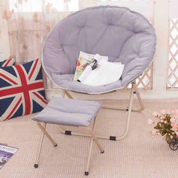 月亮椅老式帆布躺椅 月亮椅折叠躺椅阳台休闲椅卧室椅子家用午休靠背