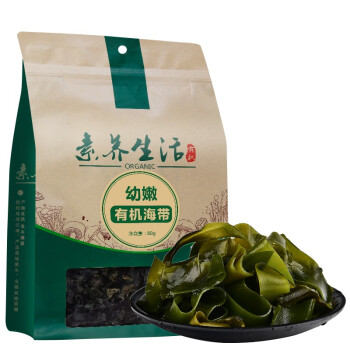 素養(yǎng)生活 霞浦有機(jī)幼嫩海帶80g 火鍋食材 海產(chǎn)干貨 干海帶 涼拌煲湯原料